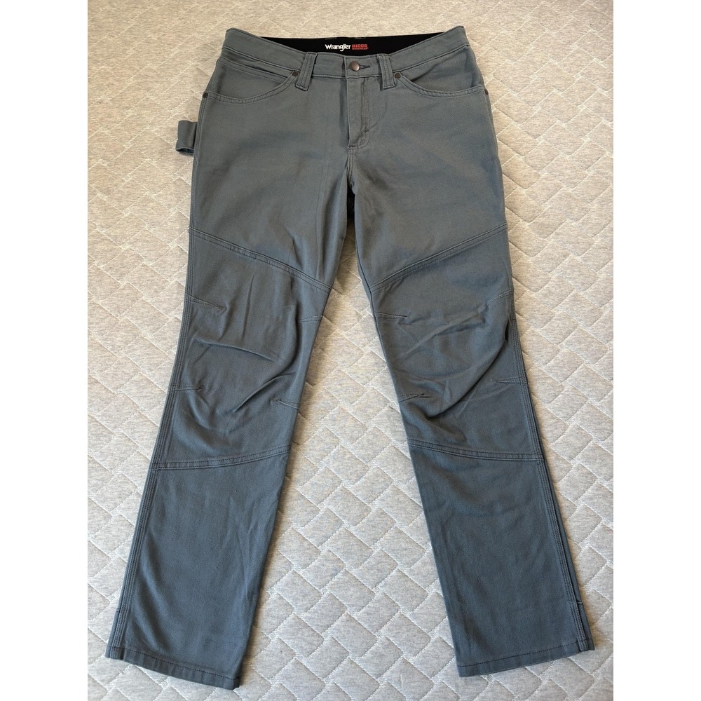 Wrangler‎ RIGGS Workwear Pants Womens 8x30 Gray Tough Layers Carpenter Stretch